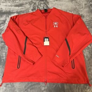 Under Armour UFL DC Defenders Sideline Jacket Mens 3XL Red Full Zip New NWT